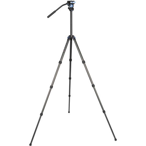 Sirui ST124 4-Section Carbon Fiber Tripod & VA-5 X Fluid Head Kit