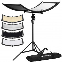 K&F U-Shape Light Diffuser Reflector with Stand 100x45cm - KF18.0018