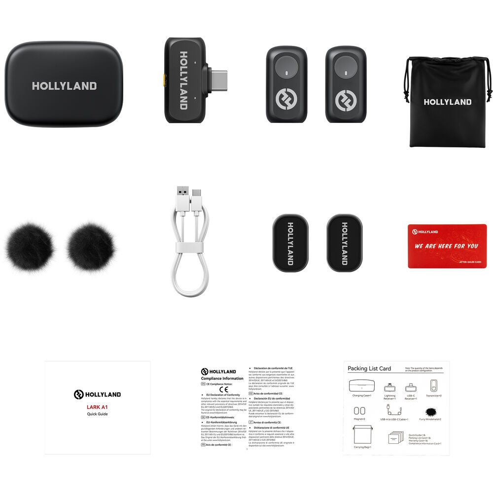 Hollyland LARK A1 Duo 2-Person Wireless Microphone System