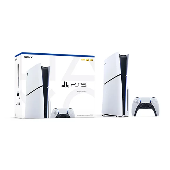 PlayStation 5 Slim Console 1TB SSD - Disk Version With Games