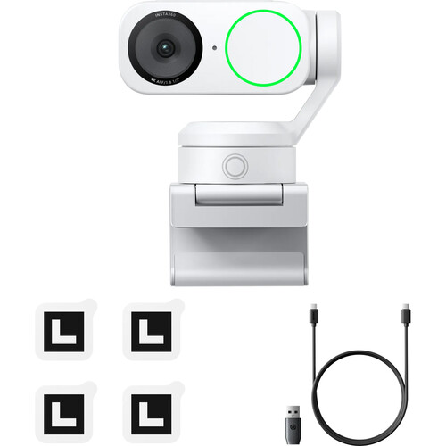Insta360 Link 2 Pro 4k AI Webcam (White)