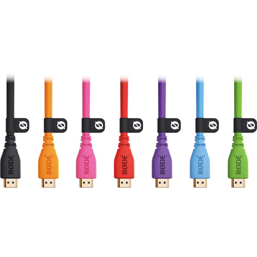 RODE HDMI 2.0 Cable (4.9', Orange) - HDMICABLE1.5M