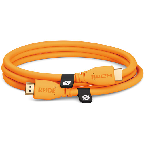 RODE HDMI 2.0 Cable (4.9', Orange) - HDMICABLE1.5M