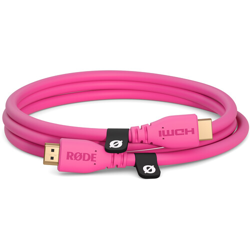 RODE HDMI 2.0 Cable (4.9', Pink) - HDMICABLE1.5M	 