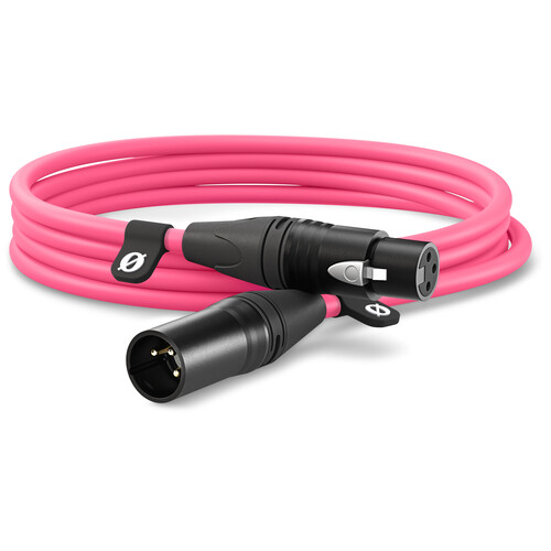 RODE XLR Male to XLR Female Cable (Pink, 9.8) - XLR3M