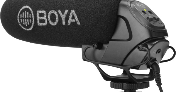 BOYA BY-BM3031 On-Camera Supercardioid Shotgun Microphone - CameraLK