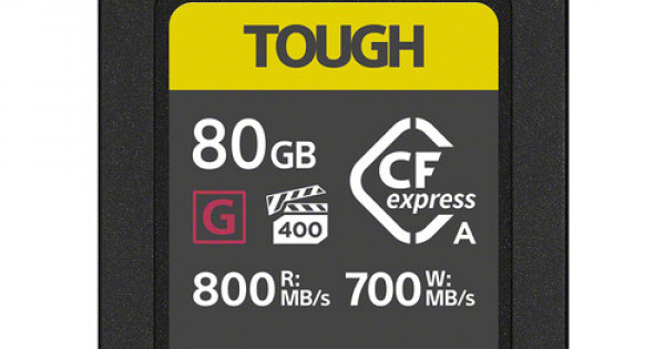 Sony CFexpress Type A 80GB Memory Card – High-Speed – Bundle Kit