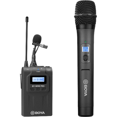 BOYA BYWM8 PROK3 CameraMount Wireless Handheld Microphone System