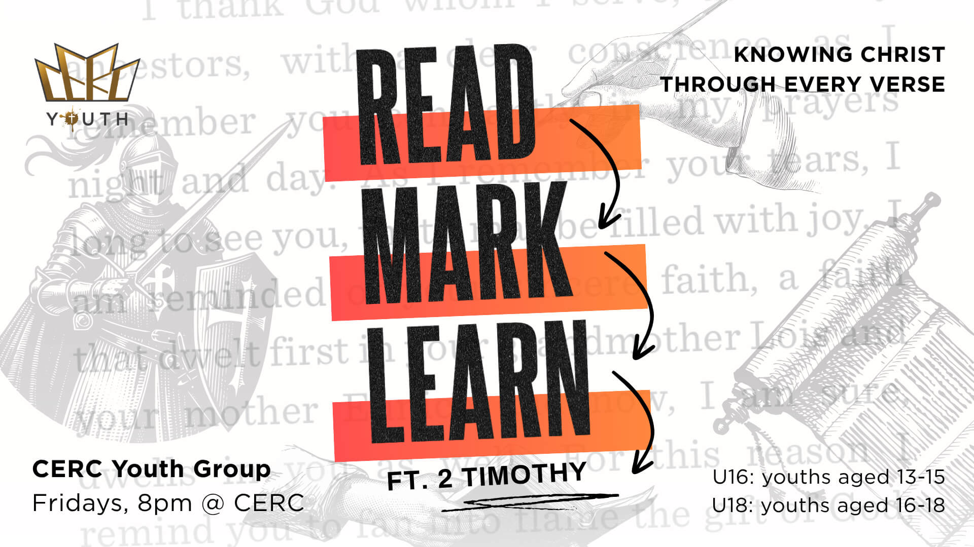 Read Mark Learn ft 2. Timothy