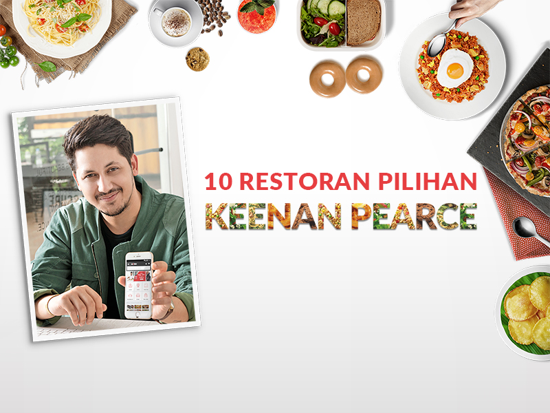 10 Restoran Terfavorit Keenan Pearce di GO-FOOD!