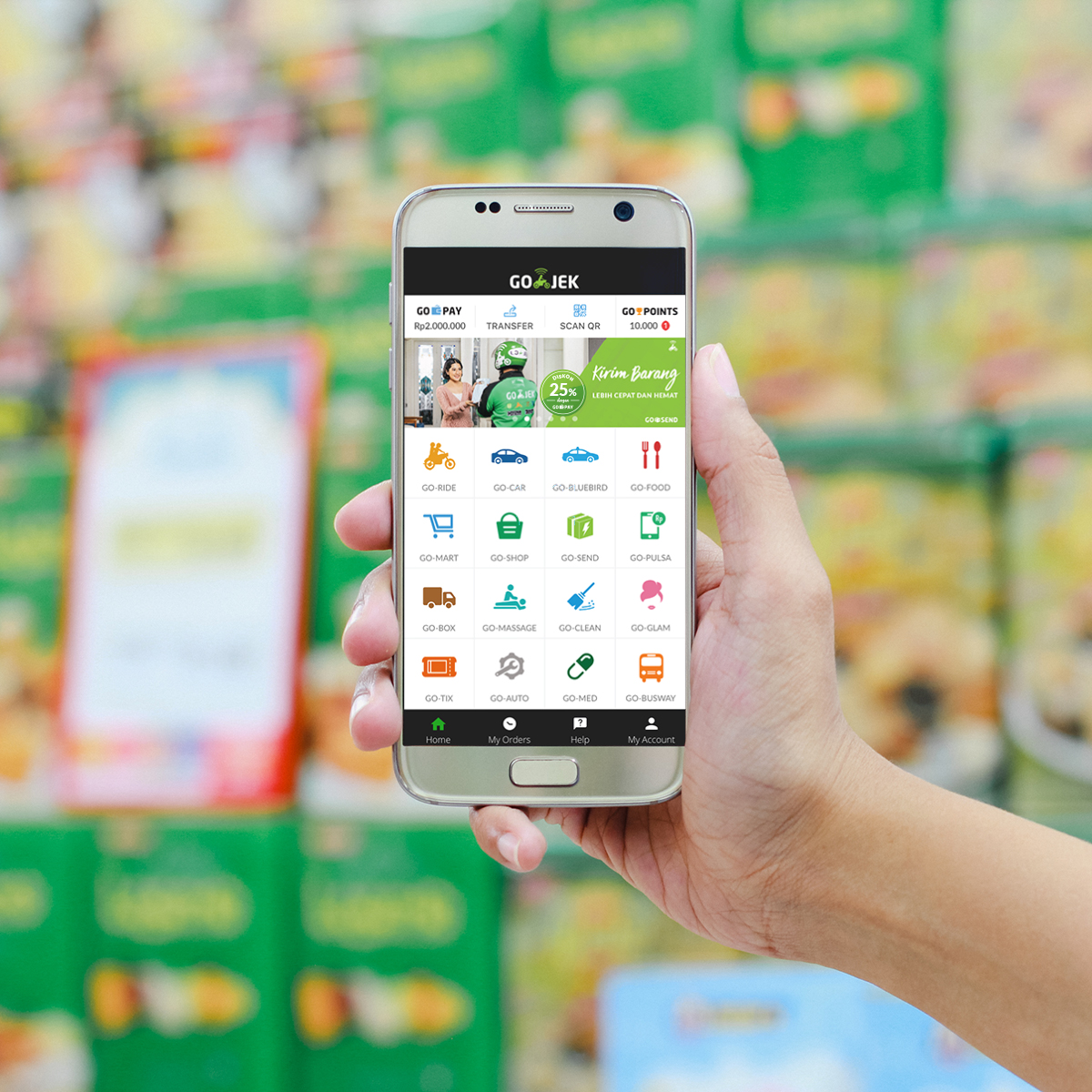 Malas Pulang Bawa Banyak Belanjaan? Kirim Dengan GO-SEND saja!