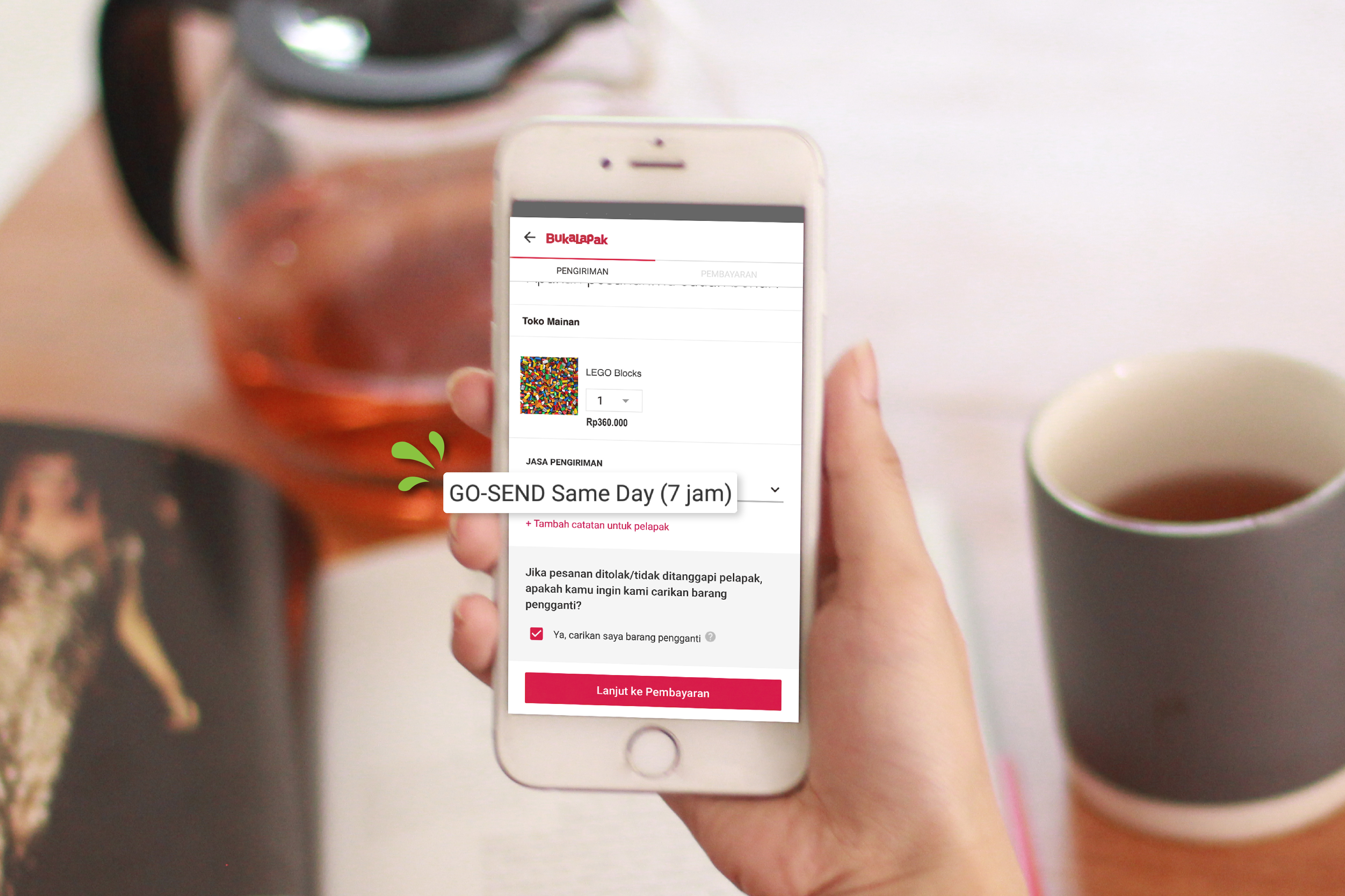 Bukalapak Hadirkan Promo Gratis Pengiriman dengan GO-SEND Same Day Delivery