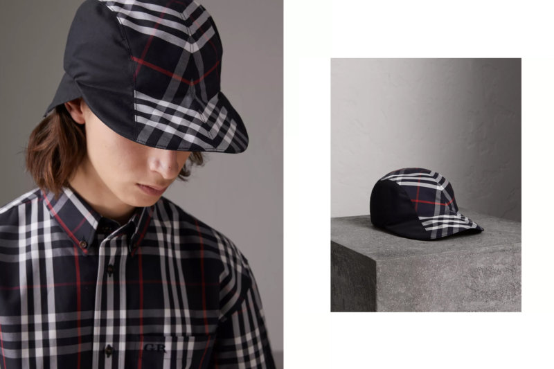 gosha burberry hat