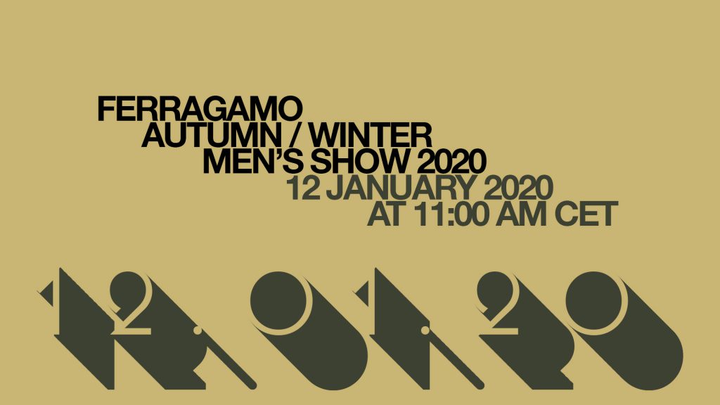 LIVE: Salvatore Ferragamo A/W Men’s Show 2020 LIVE: Salvatore Ferragamo A/W Men’s Show 2020