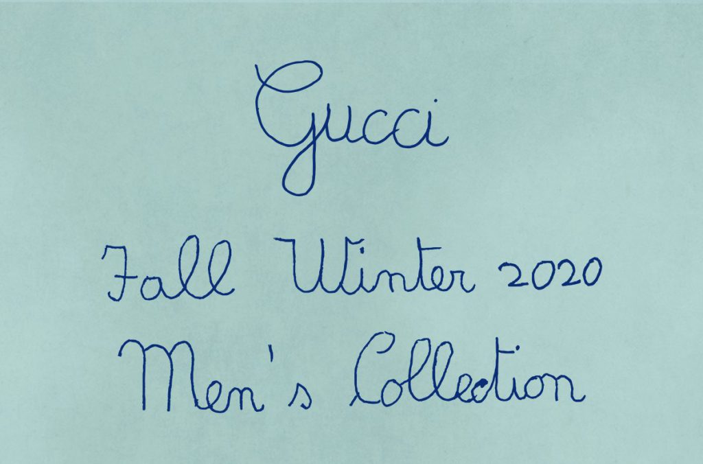 LIVE: Gucci Autumn/Winter 2020 LIVE: Gucci Autumn/Winter 2020