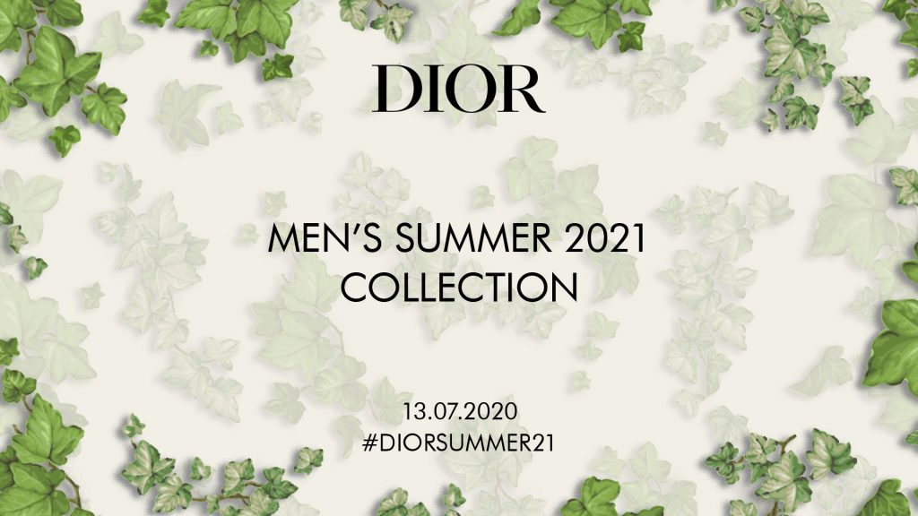 Watch the Dior Men Summer 2021 collection presentation live right here Watch the Dior Men Summer 2021 collection presentation live right here