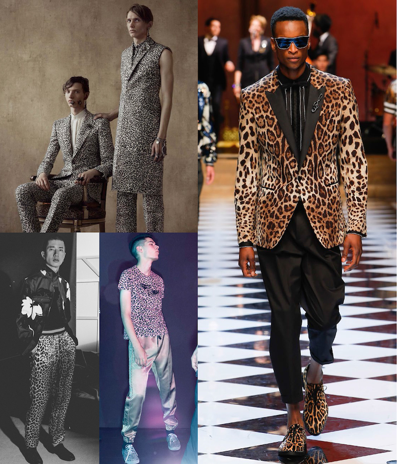 Clockwise from top left: Alexander McQueen, Dolce & Gabanna, Marc Jacobs, 3.1 Philip Lim