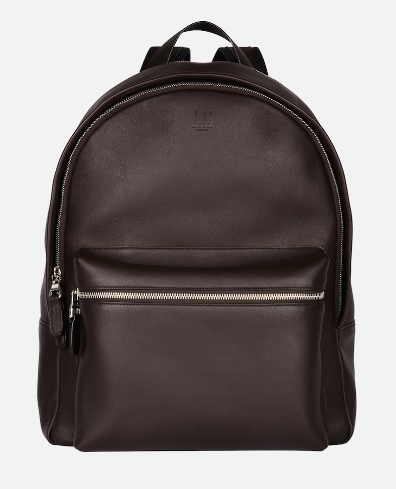 Hampstead Rucksack in Dark Brown from Dunhill's Spring/Summer 2017 collection. Image courtesy of Dunhill's Website