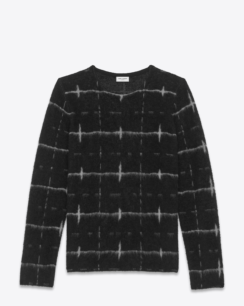 The designer presents his take on checks