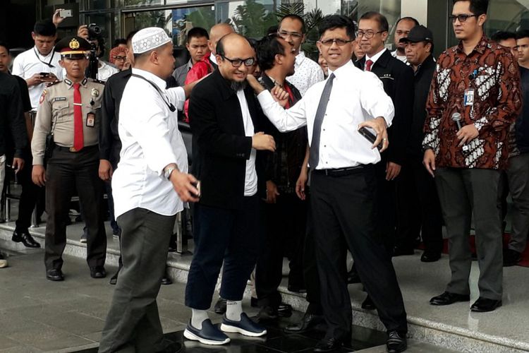 Novel Baswedan di Gedung KPK