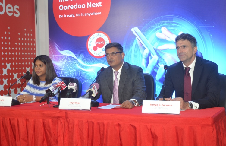 "Ooredoo Next"ge namugai mulhin aa hidhumatheh thaaraf kohfi