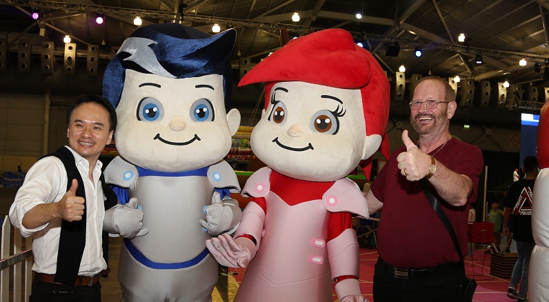 Mr David Chiem, Founder and Group CEO of MindChamps and Mr Brian Caswell