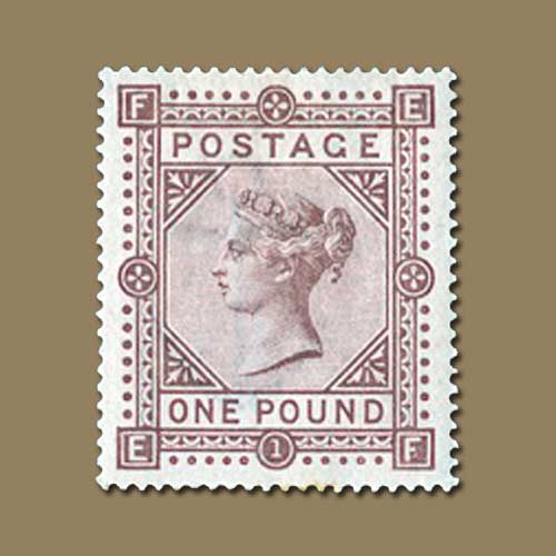 1882-Brown-lilac-One-pound-stamp