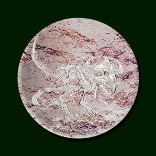 Protoceratops-Dinosaur-on-Mongolian-Coin