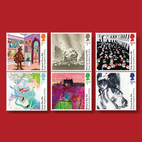 New-Stamps-Celebrate-the-250th-Anniversary-of-London’s-Royal-Academy-of-Arts