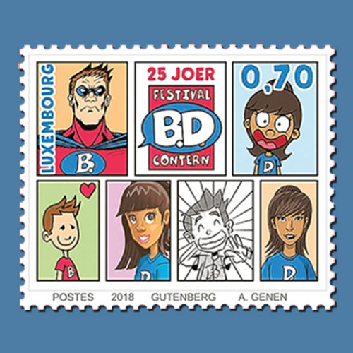 Cartoon-Characters-on-Stamps-from-Luxembourg-and-the-Netherlands