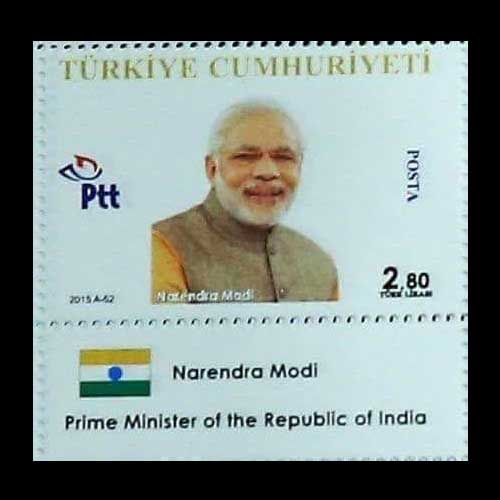 Turkey-Releases-Stamp-Featuring-Narendra-Modi