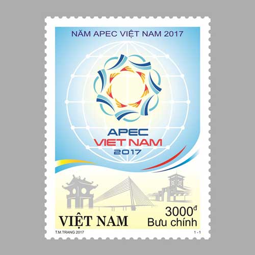 “Welcome-to-APEC-Vietnam-2017”-Postage-Stamp-Released