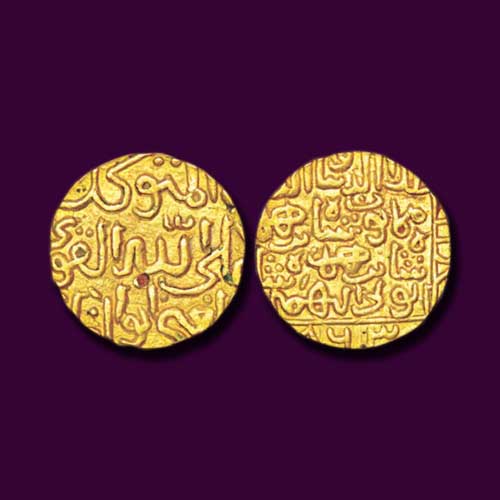 Ala-Al-Din-Humayun-Shah-Gold-Tanka-Listed-For-INR-55,000