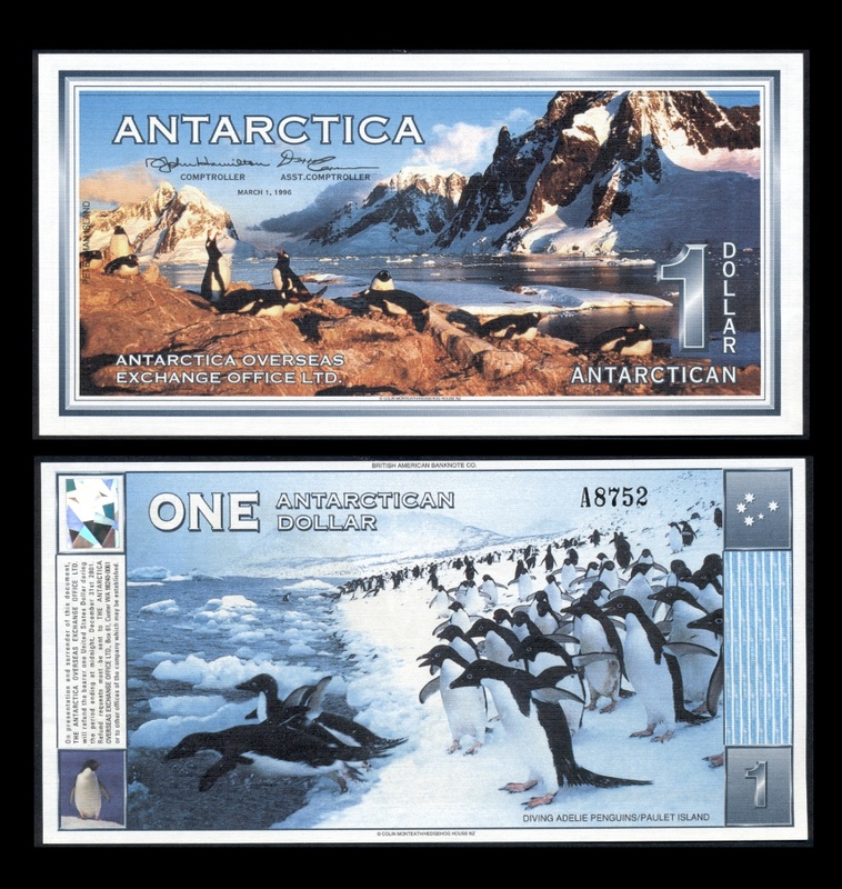 Antarctica-1-Dollar-banknote-of-1996