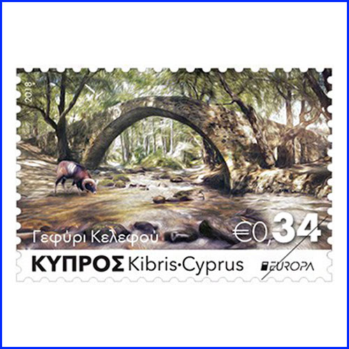 Bridges-on-the-stamp-of-Cyprus