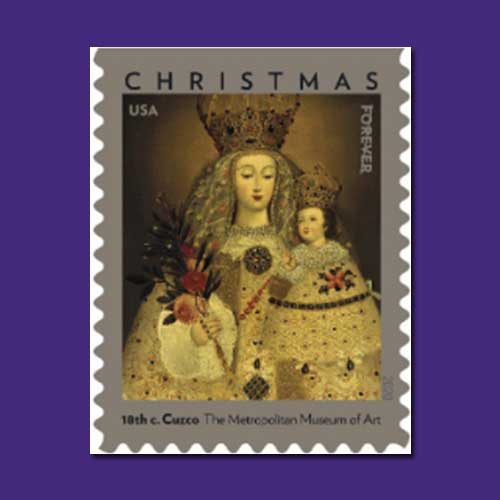 Christmas-celebrated-on-stamp