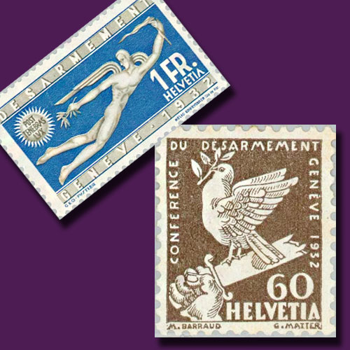 Disarmament-Stamps-of-Switzerland