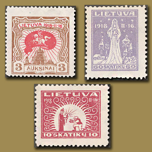 First-Commemorative-Stamps-of-Lithuania