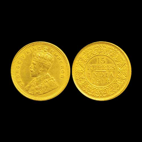 Gold-15-Rupee-of-George-V-of-British-India