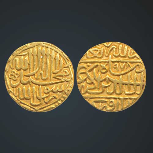 Gold-Mohur-of-Akbar-Sold-For-INR-85,000