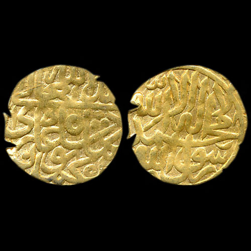 Gold-One-Sixteenth-Ashrafi-of-Humayun