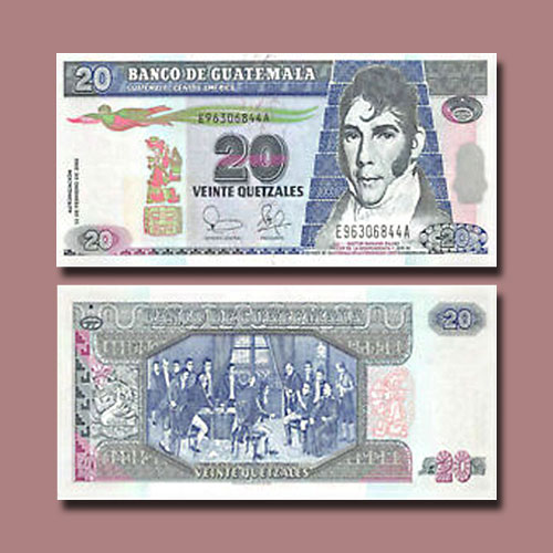 Guatemala-20-Quetzales-banknote-of-2003