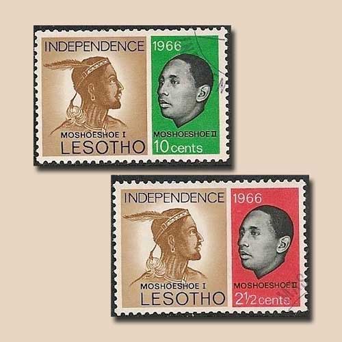 Independence-Stamps-of-Lesotho