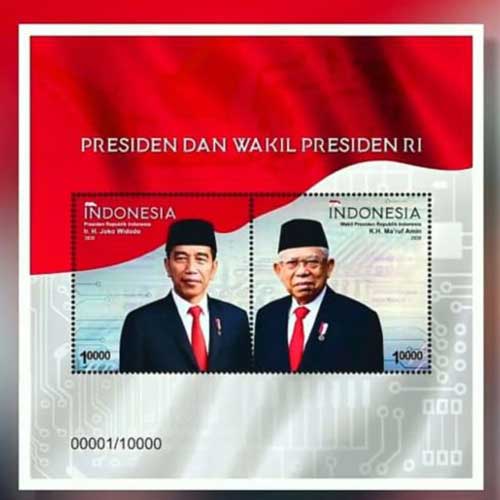 Jokowi-Amin-Stamp-Marks-75th-Independence-Day-of-Indonesia