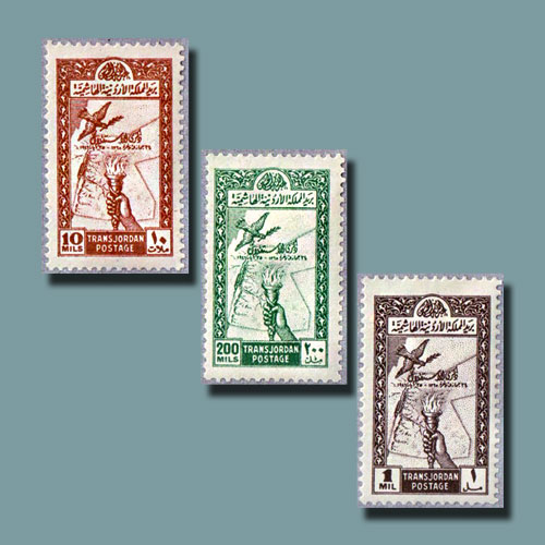 Jordan's-Independence-Declaration-Stamps