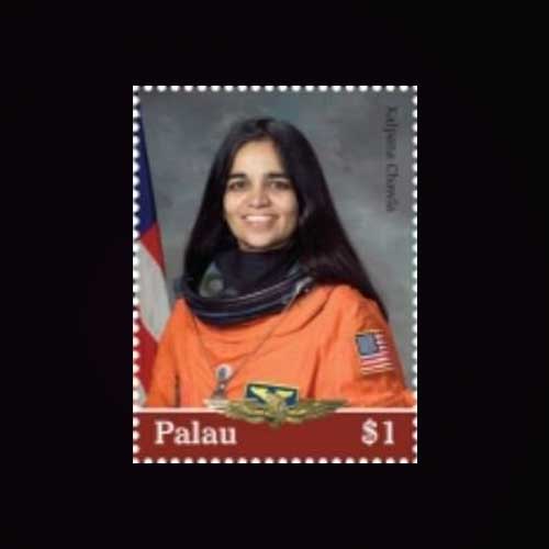 Palau:-Commemorative-Stamp-on-Kalpana-Chawla