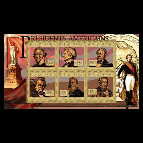 Miniature-Sheet-of-United-States-President-Millard-Fillmore