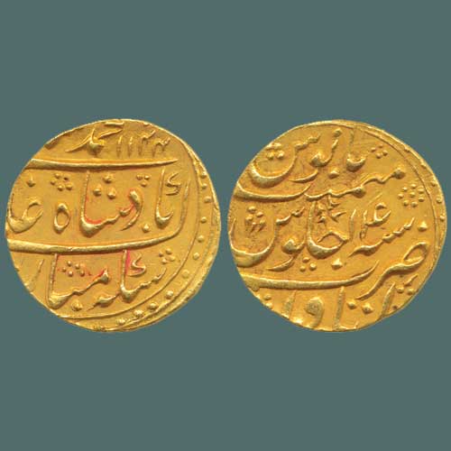 Muhammad-Shah-Gold-Mohur-Listed-For-INR-50,000