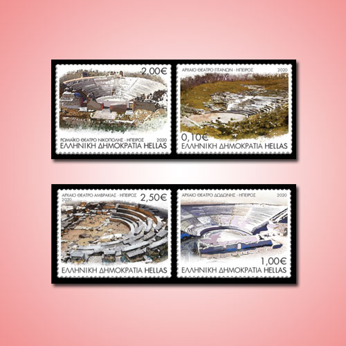 New-Stamps-of-Greece-Depict-Unknown-Ancient-Theatres