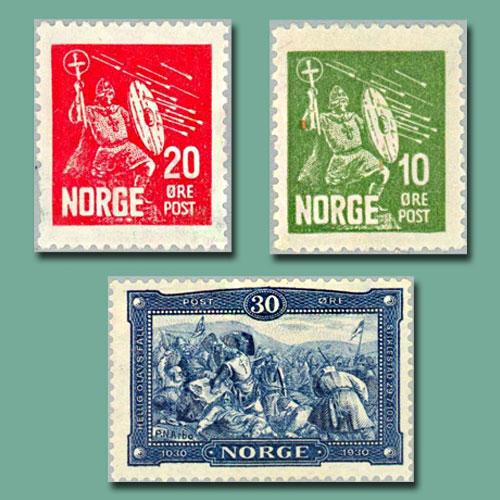 Norway's-St.-Olav-Stamps